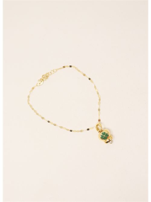 bracciale in oro 18 carati compatibile con campanella Capri Bell | BRACCIALEOROORO